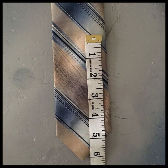 Vtg Mervyn’s Men’s Collection 3” Striped … - Picture 4 of 4